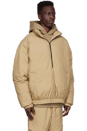 Essentials Fear of God Tan Polyester Jacket