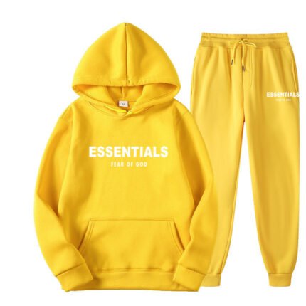 Essentials Hoodie Fear of God TrackSuit – Yellow